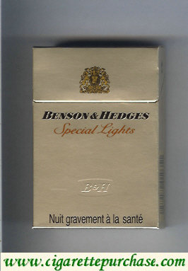 Benson Hedges Special Lights cigarette France